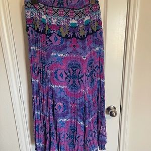 Allison Daley crinkle boho style skirt
